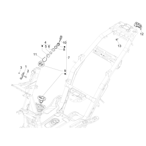 Locks Piaggio NRG Power DD 2007-2017