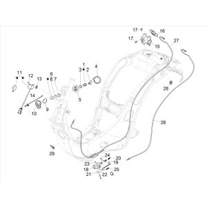 Vespa Elettrica locks 2018-2019