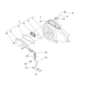 SLS Filter Piaggio Zip 2000 4-stroke AC