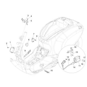 Electric parts 2 Vespa Primavera 2-stroke