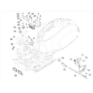 Voltage regulator Vespa GTS 300 HPE 4T 4V IE ABS E4 2019 (EMEA)