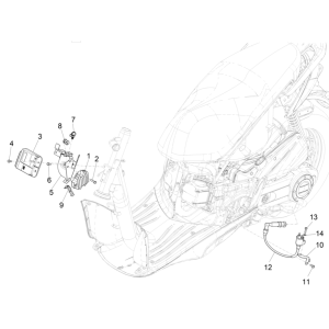 Piaggio Liberty 50 4-stroke voltage regulator (IGET euro 5)