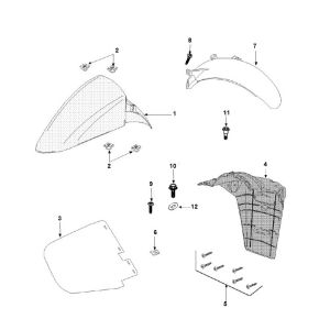 Fender Peugeot Vivacity 3 4-Stroke