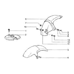 Fenders Gilera Runner 180cc FXR 2-stroke