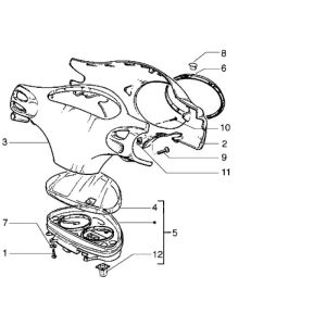 Speedometer Piaggio Liberty 2-stroke up to 2005
