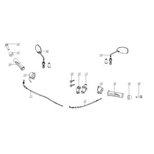 Mirrors Kymco K-Pipe 125cc