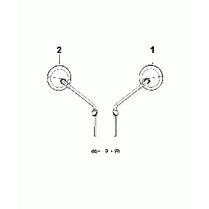 Mirrors Peugeot Django