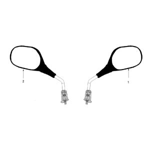 Mirrors Peugeot Tweet 4-stroke