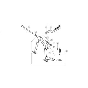 standard kick Kymco Super9 ac o.m 2-stroke Sports Blue