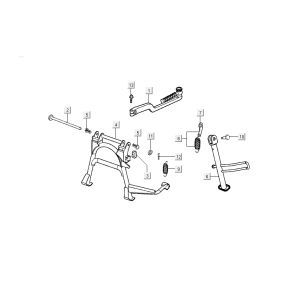 standard kick starter Kymco Grand Dink 2-stroke Titanium