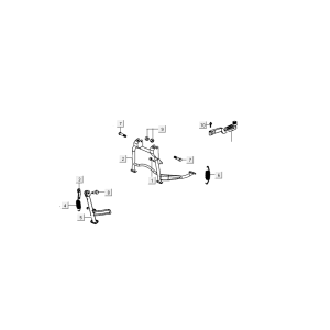 Standard kymco agility FR 12' 4-stroke euro4 white