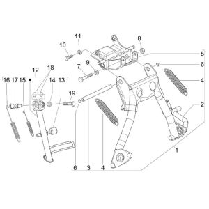 Center Stand Vespa S 2-Stroke