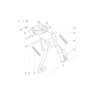 Frame- Center Stand Piaggio Zip 2000 2-stroke AC