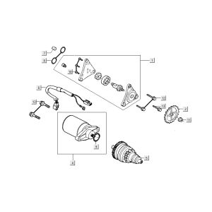 Start - oil pump Kymco People S 4-stroke Matt grey