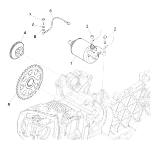 Starting- Electric Starting Vespa Sprint 125 4T 3V IE ABS