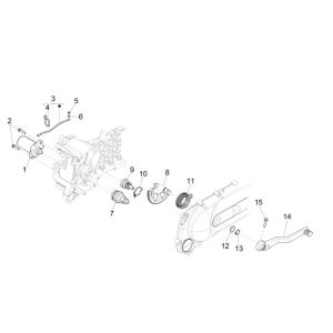 Starter parts Vespa Sprint 2-stroke
