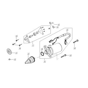starter oil pump Kymco Sento 4-stroke Pink