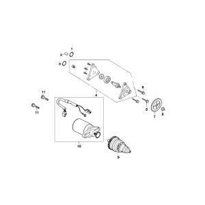 Starter motor- Oil Pump Turbo Cx-50 4-stroke