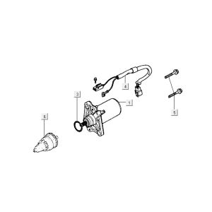 Starter motor Kymco Super9 2t lc o.m matt black-red