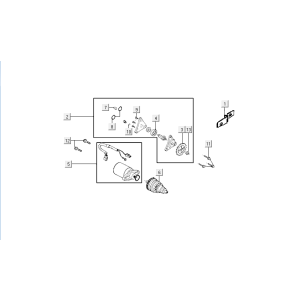 Starter Kymco VP50i injection euro4 oak metallic