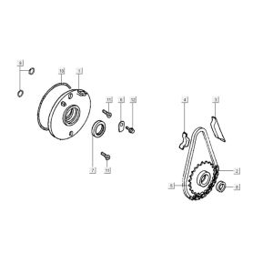 Starter gear Kymco K-Pipe 125cc