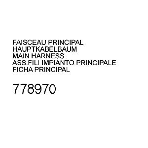 Plug Wiring Harness Peugeot Kisbee RS White