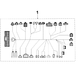 Plug Wiring Harness Peugeot New Vivacity 4-stroke Blue