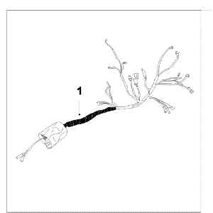 Plug Wiring Harness Peugeot Tweet old matt black