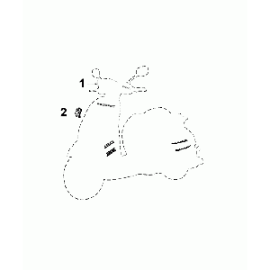 Emblemen - Stickers - Logo Peugeot Django Vitamin Orange P8