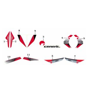 Stickers Generic Xor competition 2009 2-stroke