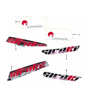 Stickers Generic Xor stroke 2009 2-stroke