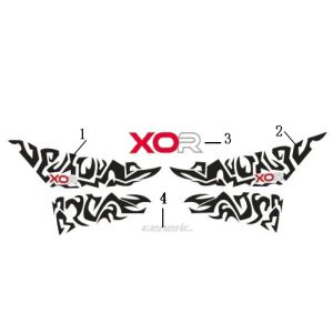Stickers Generic Xor black 2006 2-stroke