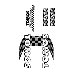 Stickerset Tomos FLEXER XL (45KMH) (K8-L0)