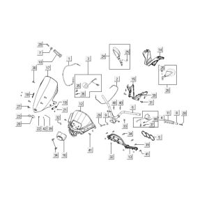 Handlebar Wheel Kymco Downtown 125i