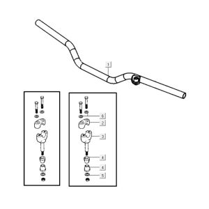 Handlebar Kymco K-Pipe 125cc