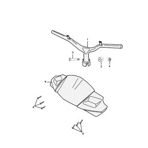 Handlebar wheel Peugeot Jet force C-tech 2-stroke