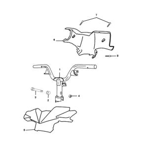 Handlebar wheel Peugeot Ludix one 2-Stroke