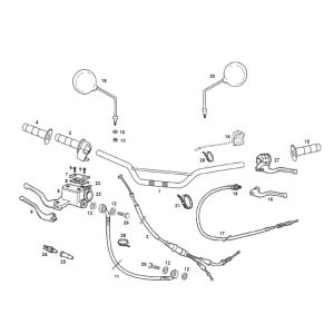 Handlebar SENDA R X-TREME 2007 E2 3ED