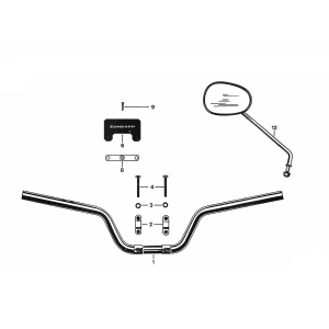 Zundapp 530 steering wheel for all types