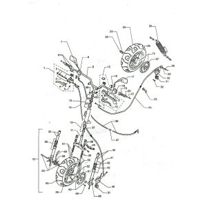 Handlebar parts- Wheels Beta Ycon LC blue 2001 2-stroke