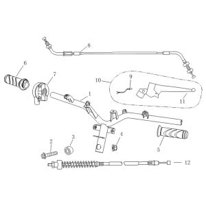 Handlebar parts Agm Supreme