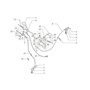 Handlebar parts Beta Ark-k LC one 2010 2-stroke