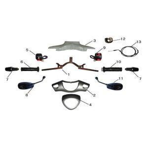 Handlebar parts China GT champagne