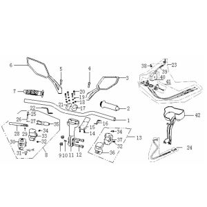 Handlebar parts Generic Xor stroke 2009 2-stroke