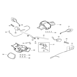 Handlebar parts Neco Lola white