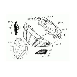 Handlebar rack Generic Cracker blue 2010 2-stroke