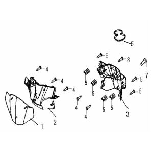 Handlebar rack Generic Ideo black 2007 2-stroke 25