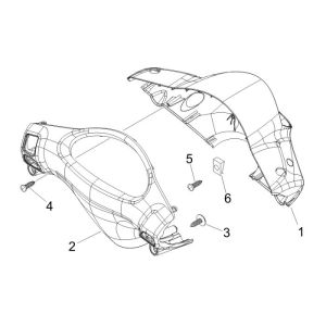 Gas- Brake Lever Piaggio Fly 2-stroke