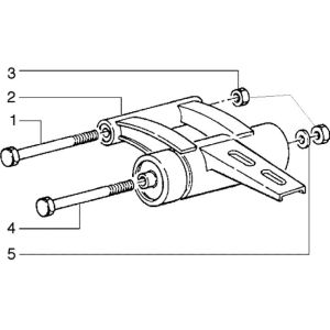 Subframe Piaggio Liberty 2-stroke up to 2005