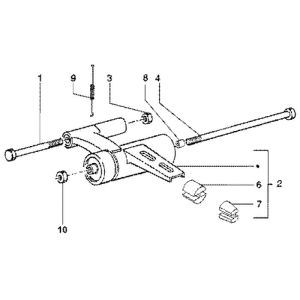 Subframe Piaggio Liberty 4-stroke up to 2005